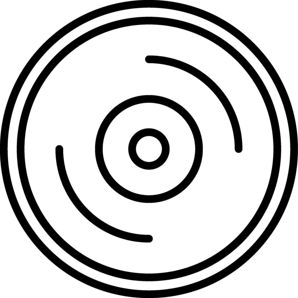 Lp Disc Icon Design Symbol vector