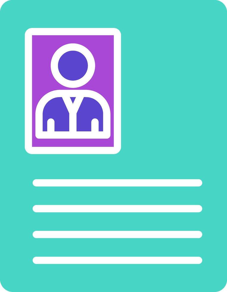 Curriculum Vitae Icon Design Symbol vector