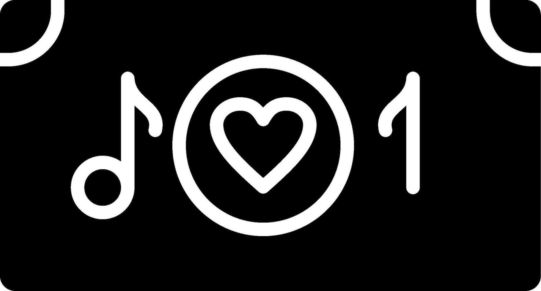 Love Song Icon Design Symbol vector