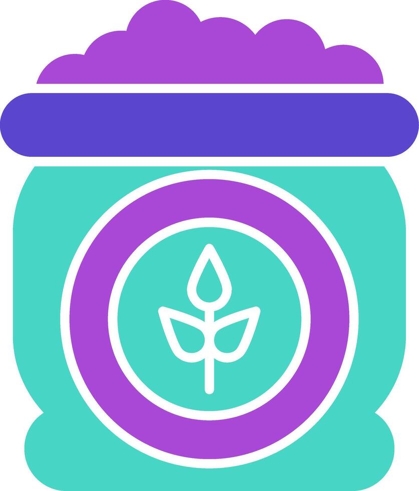 Seed Bag Icon Design Symbol vector