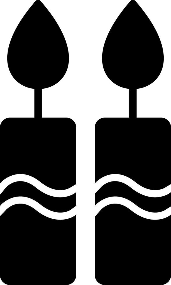 Candle Icon Design Symbol vector