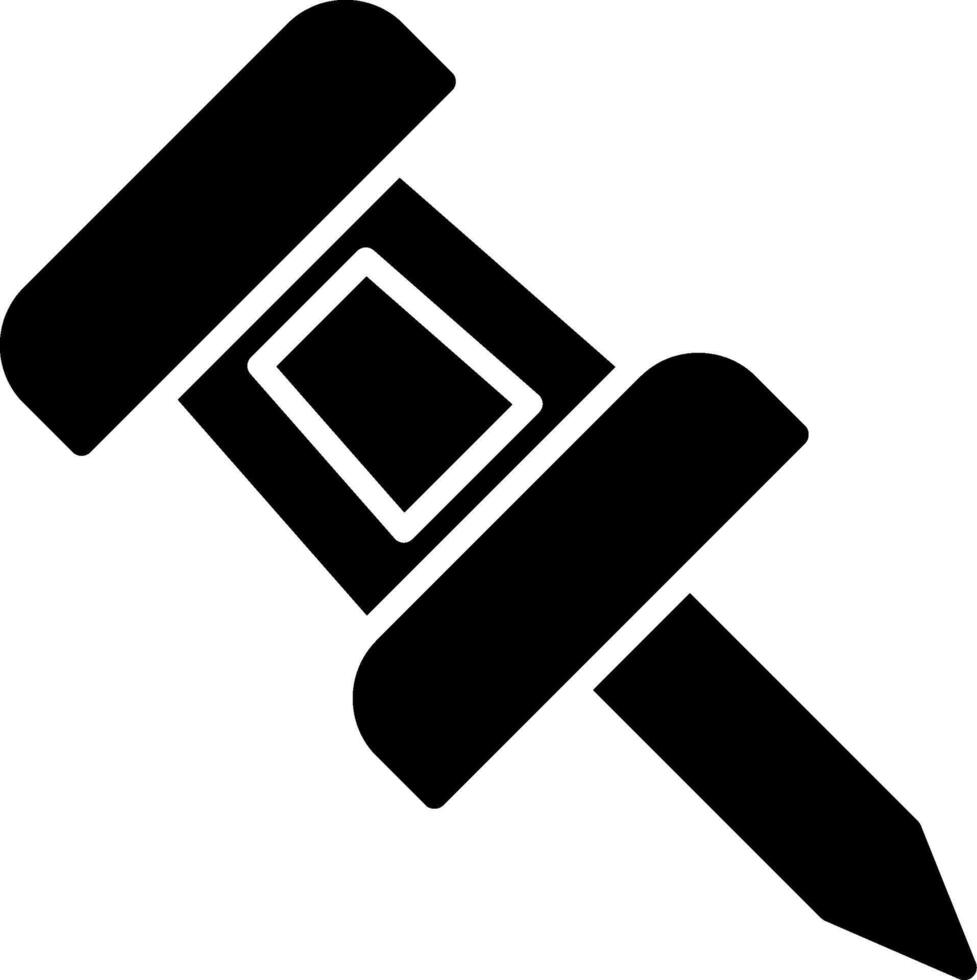 Push Pin Icon Design Symbol vector