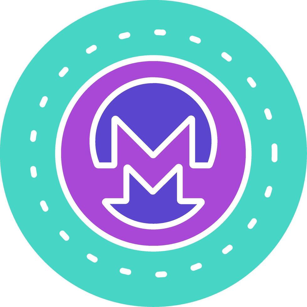 Monero Icon Design Symbol vector