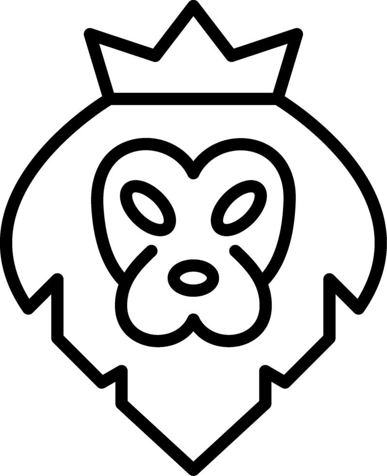 Lion Icon Design Symbol vector