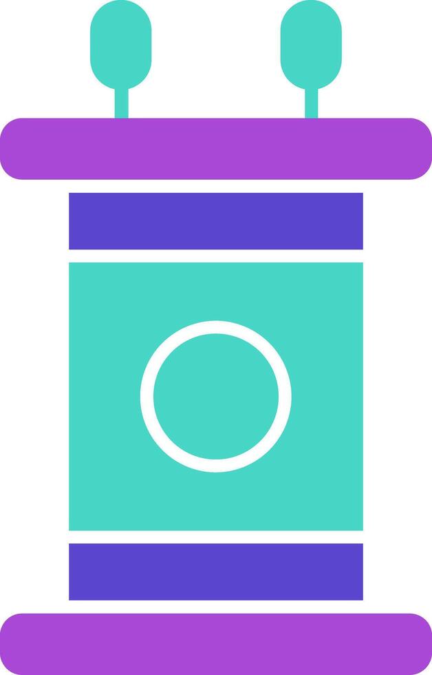 Podium Icon Design Symbol vector