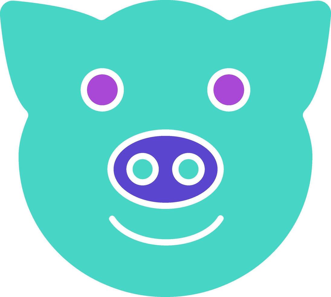 Pig Icon Design Symbol vector