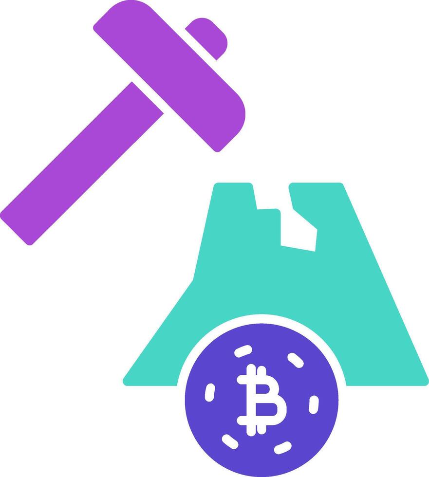 Mining Icon Design Symbol vector