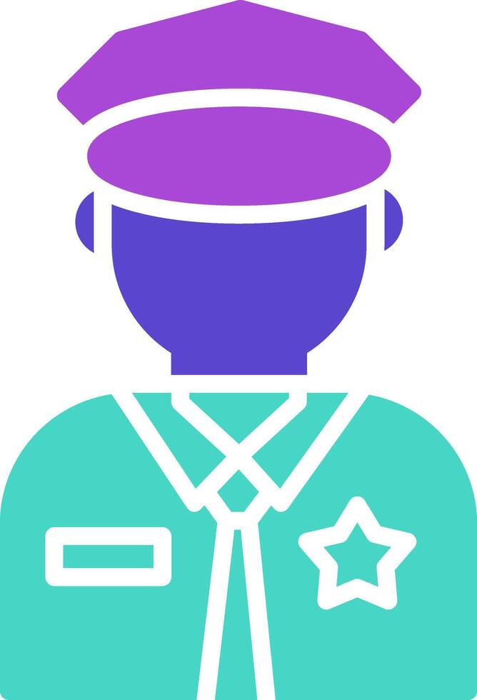 Officer Icon Design Symbol vector