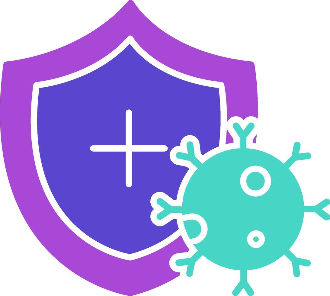 Immunology Icon Design Symbol vector