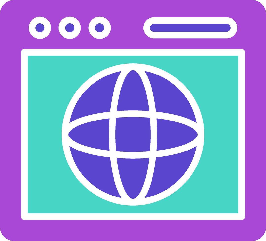Earth Globe Icon Design Symbol vector