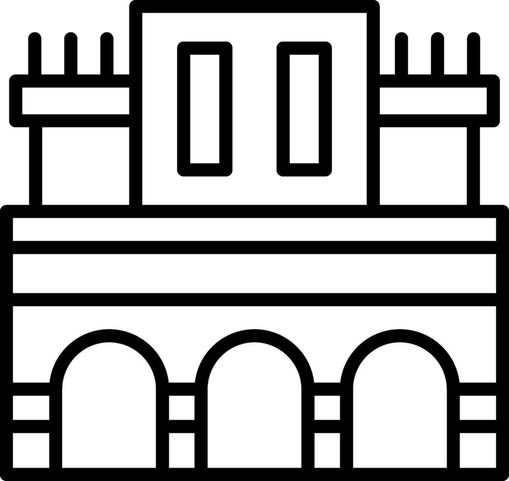 Alhambra Icon Design Symbol vector