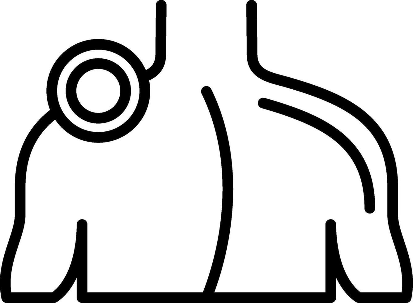 Shoulder Icon Design Symbol vector