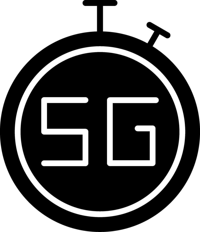 5g Icon Design Symbol vector