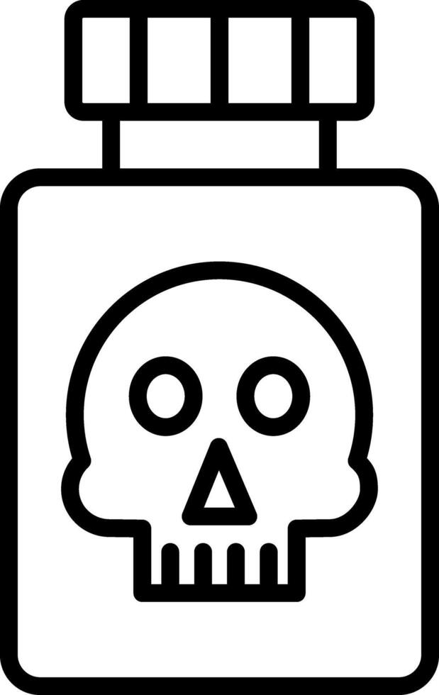 Poison Icon Design Symbol vector