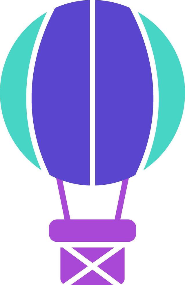 Hot Air Balloon Icon Design Symbol vector