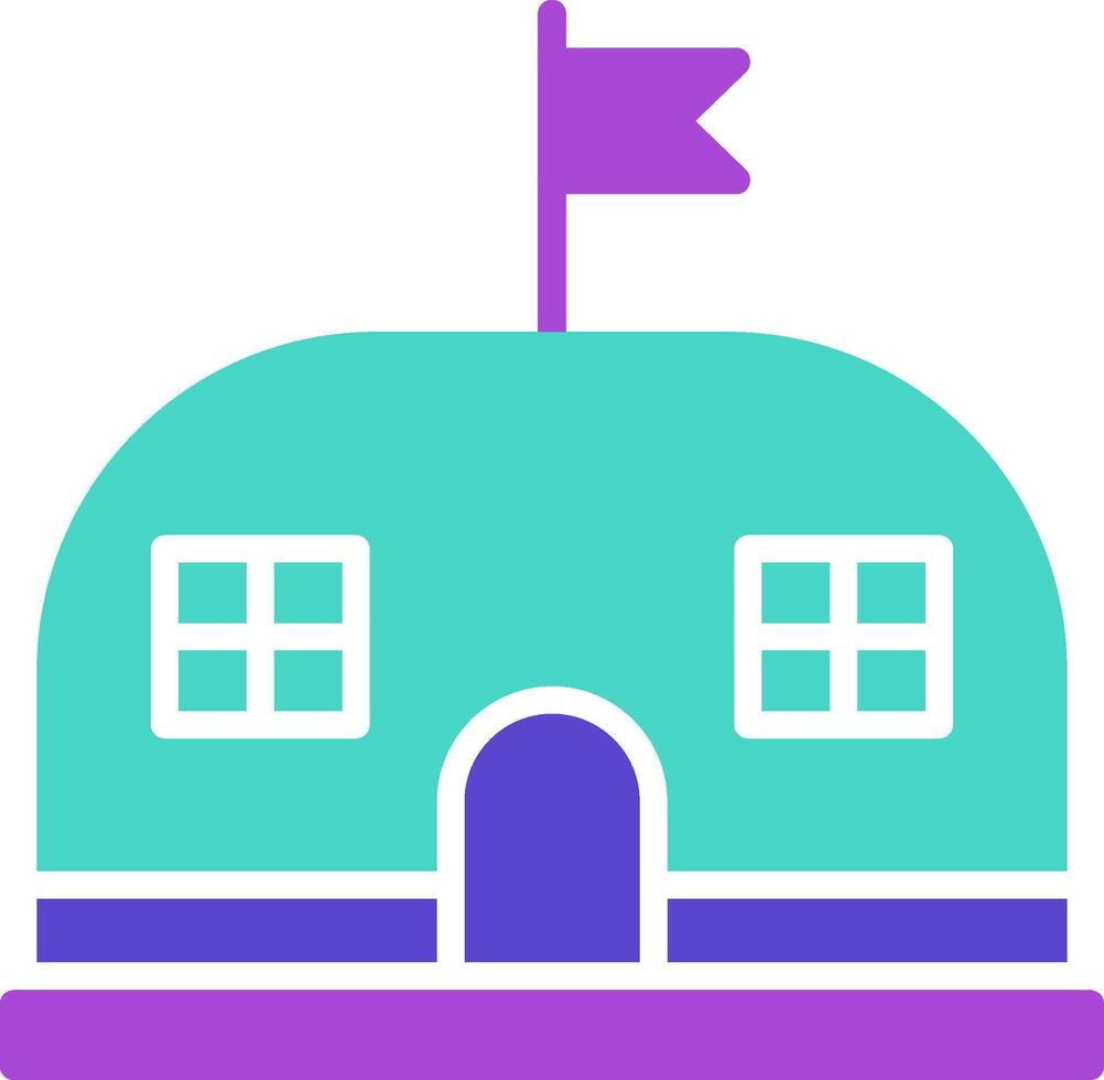 Military Base Icon Design Symbol vector