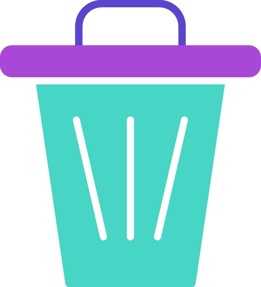 Dustbin Icon Design Symbol vector