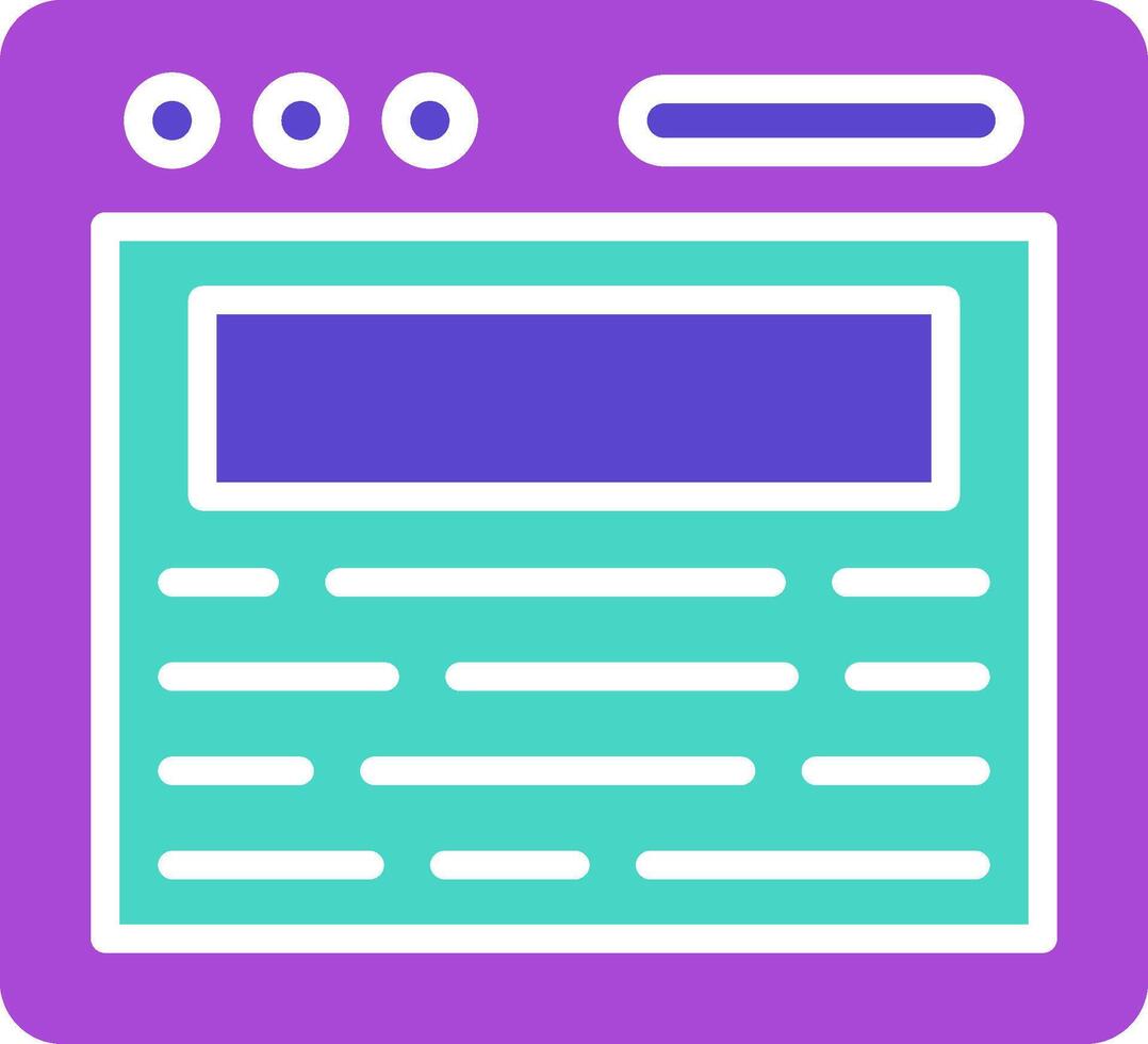 Article Icon Design Symbol vector