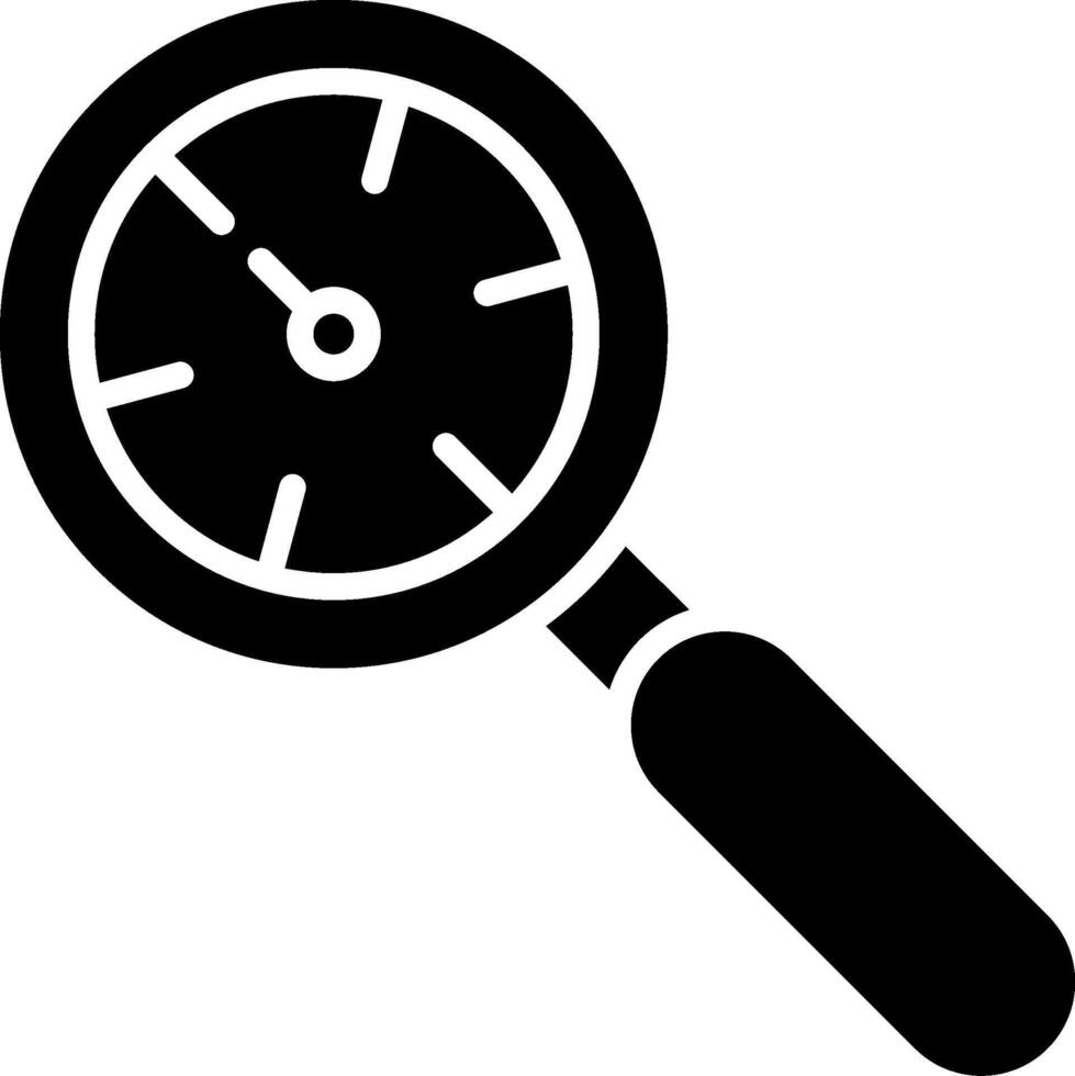 Magnifying glass icon vector