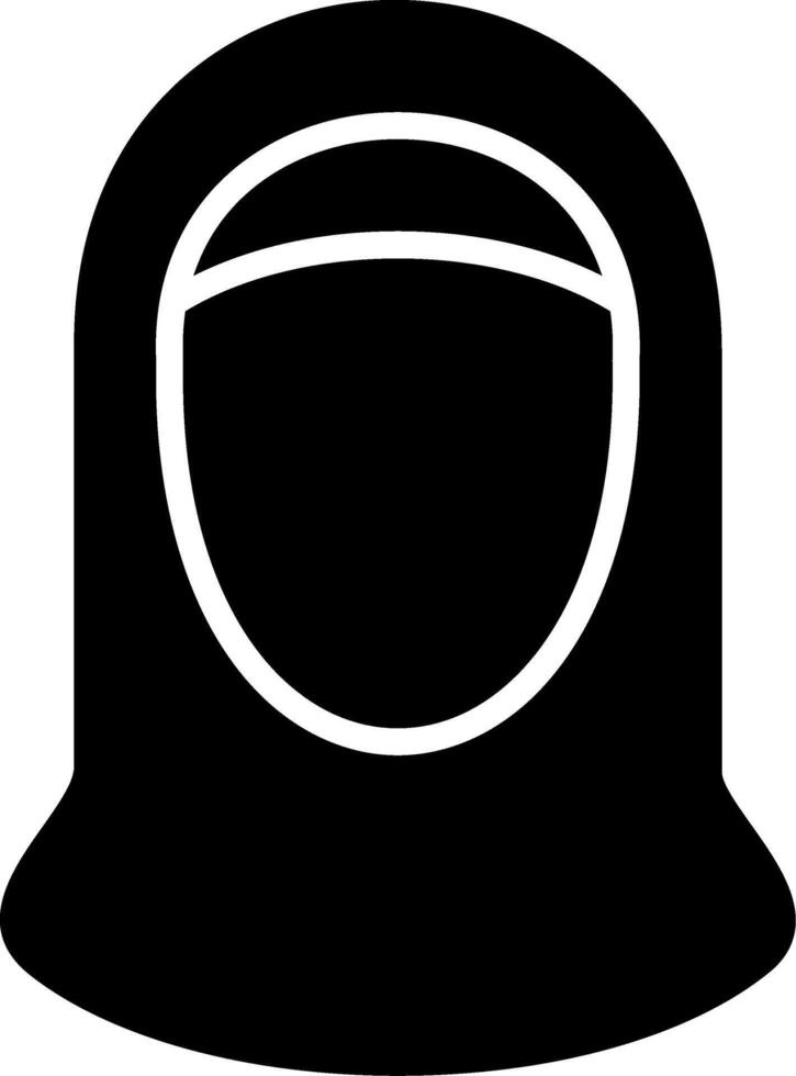 Hijab Icon Design Symbol vector