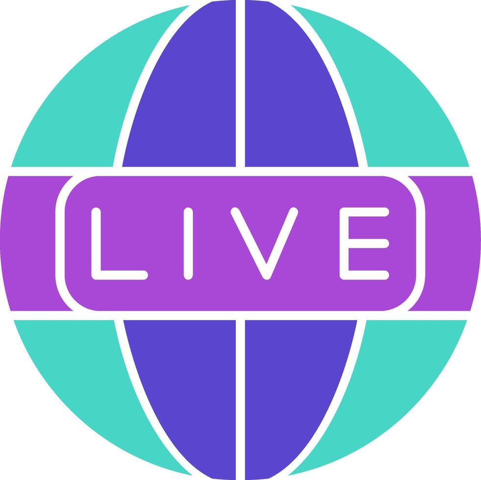 Live News Icon Design Symbol vector