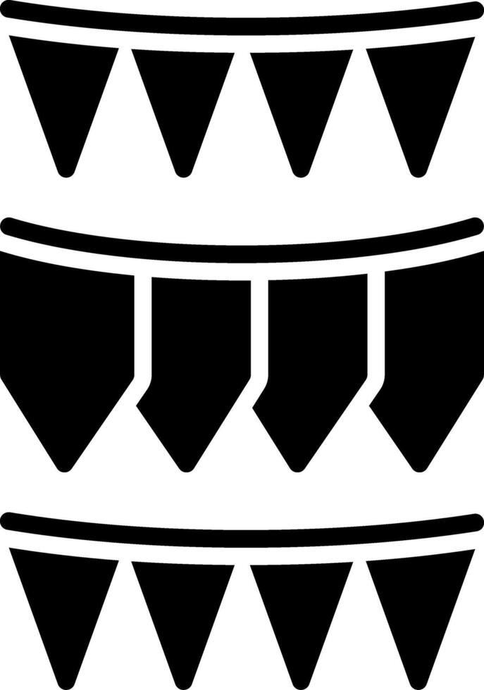 Garlands Icon Design Symbol vector
