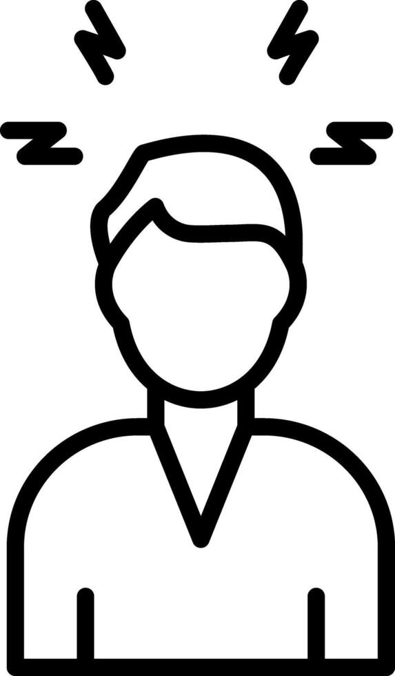 Stress Icon Design Symbol vector