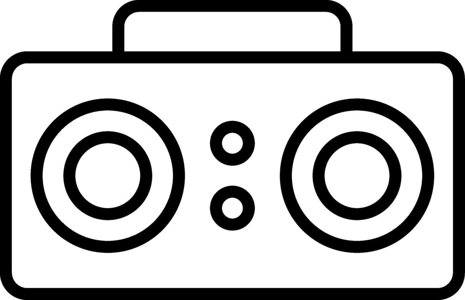 Boombox Icon Design Symbol vector