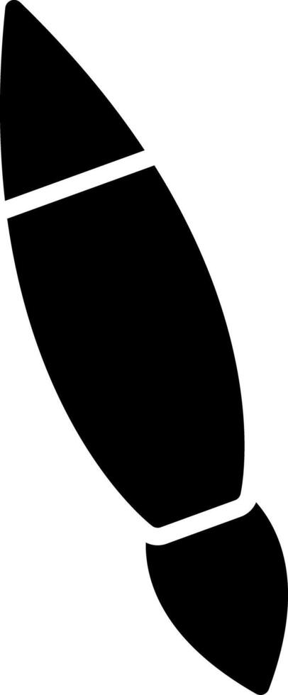A black and white silhouette of a shoe vector