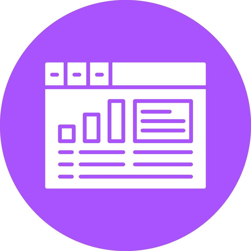 Google Analytics Icon Design Symbol vector