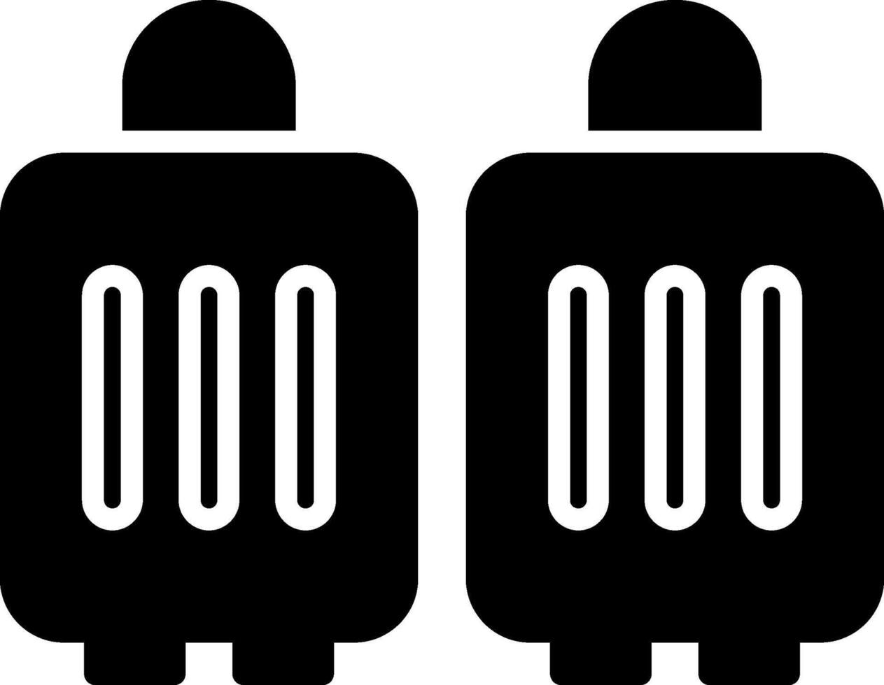Baggage Icon Design Symbol vector