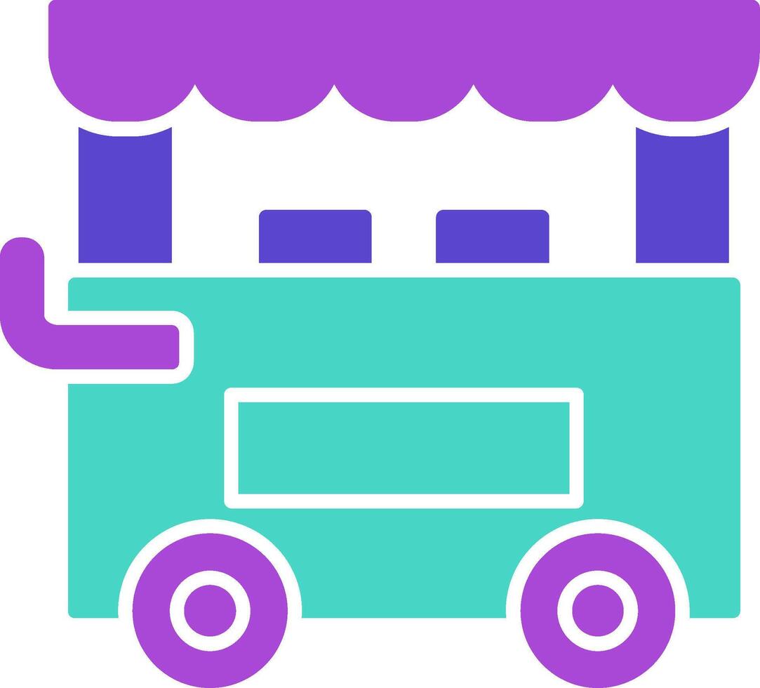 Food Stand Icon Design Symbol vector