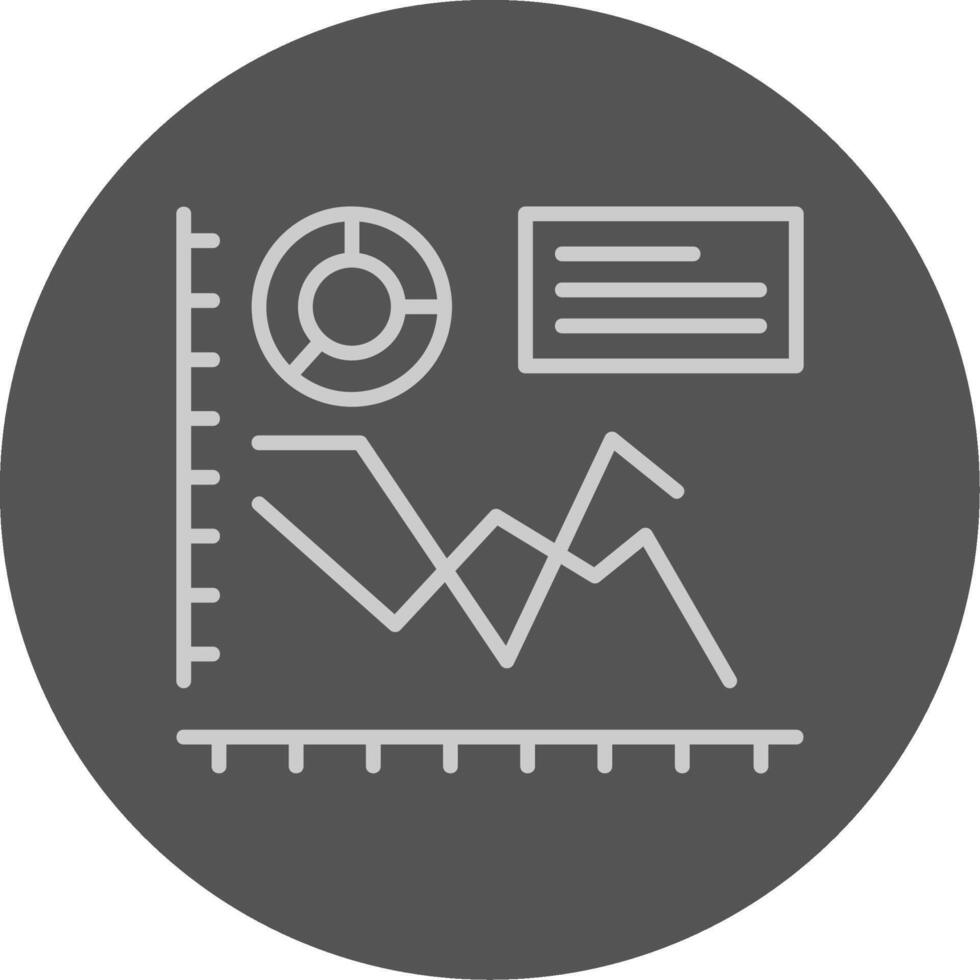 Line chart Icon Design Symbol vector