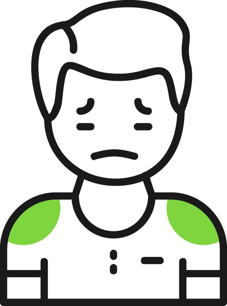 Loneliness Icon Design Symbol vector