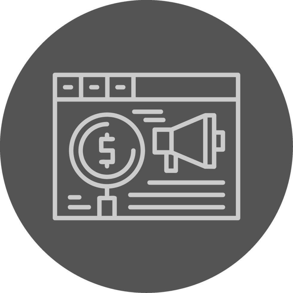 Email marketing analytics Icon Design Symbol vector