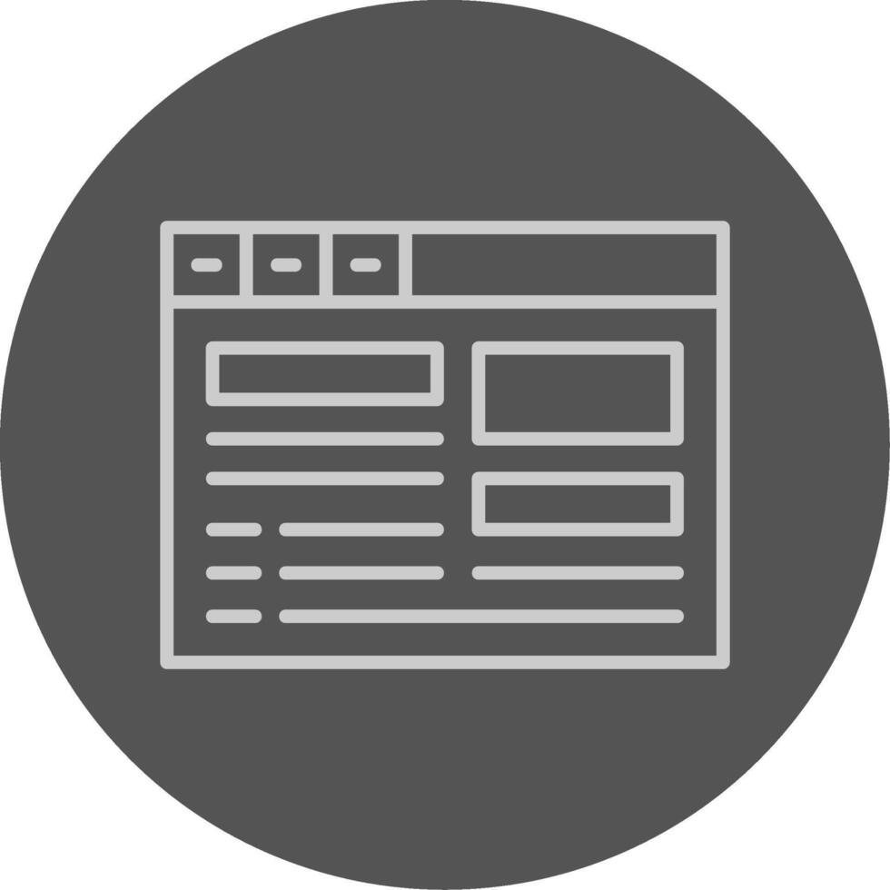 Blog Icon Design Symbol vector