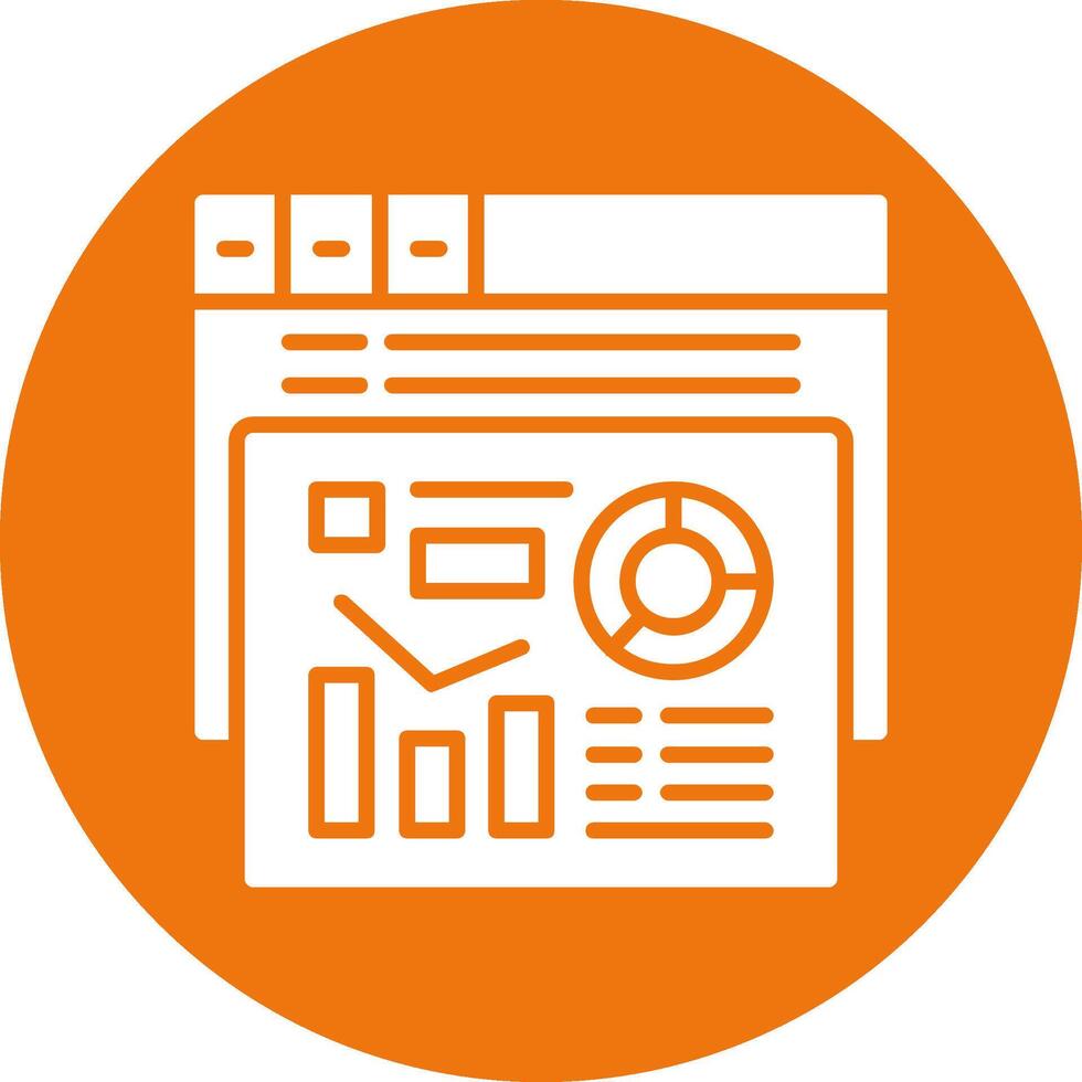 Metrics Icon Design Symbol vector