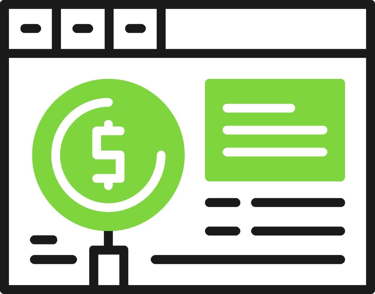 Paid search Icon Design Symbol vector
