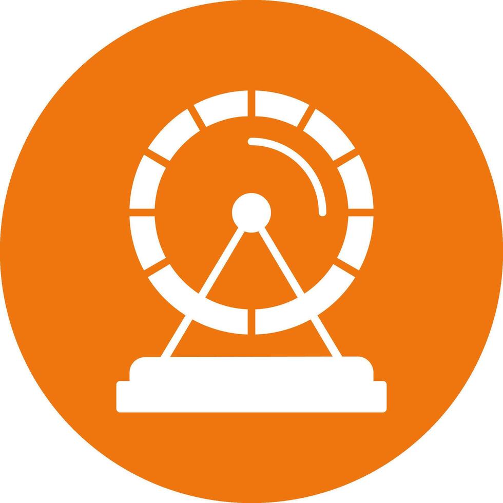 Hamster wheel Icon Design vector