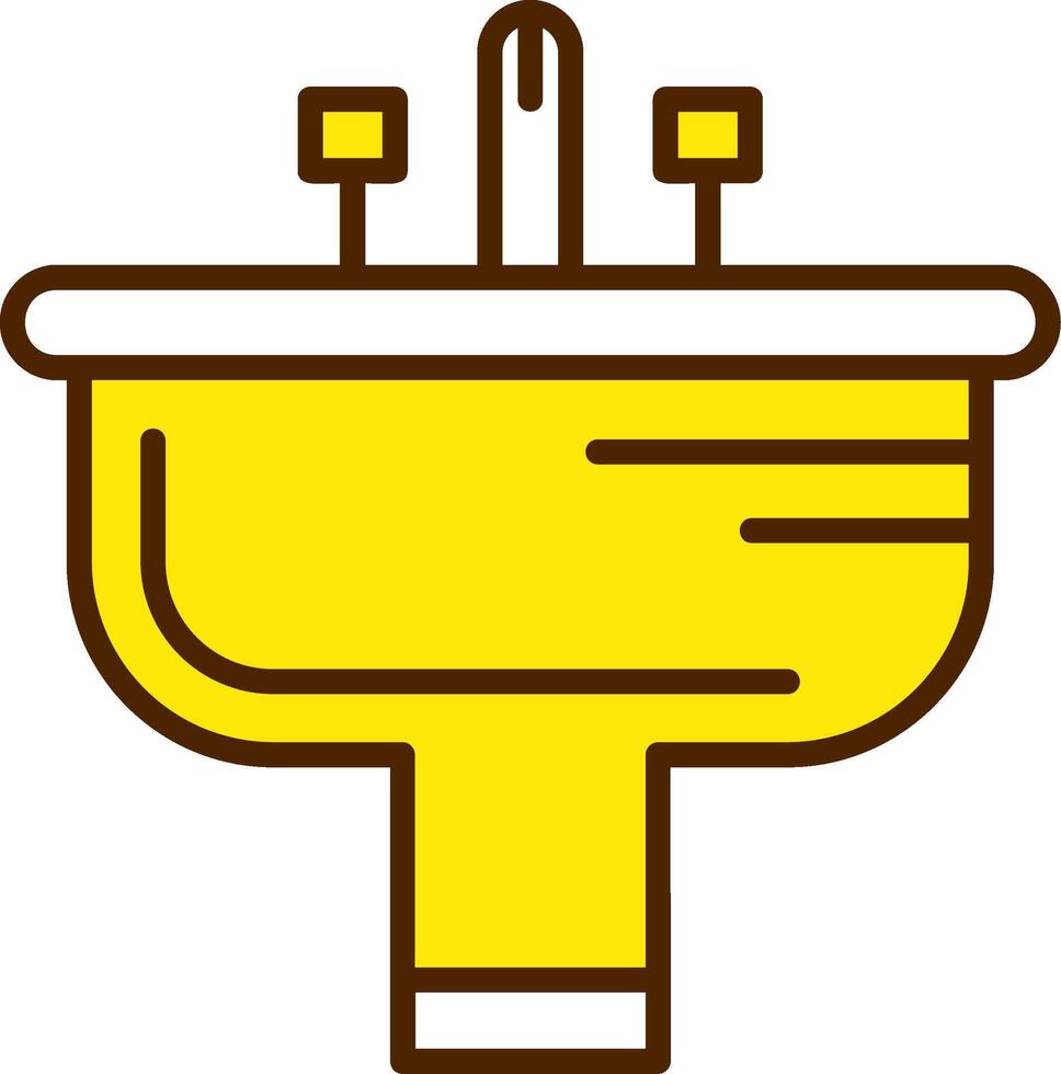 Bathroom sink Icon Design vector