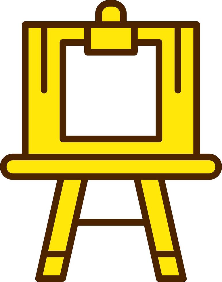 Easel Icon Design vector