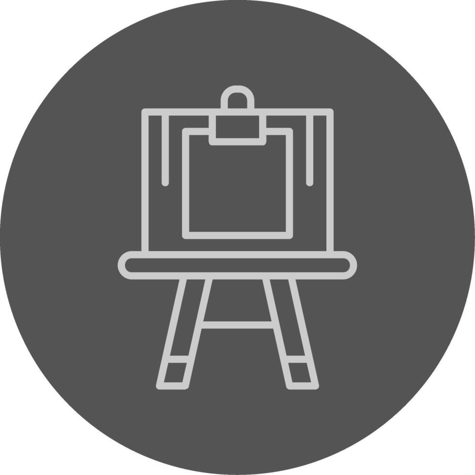 Easel Icon Design vector