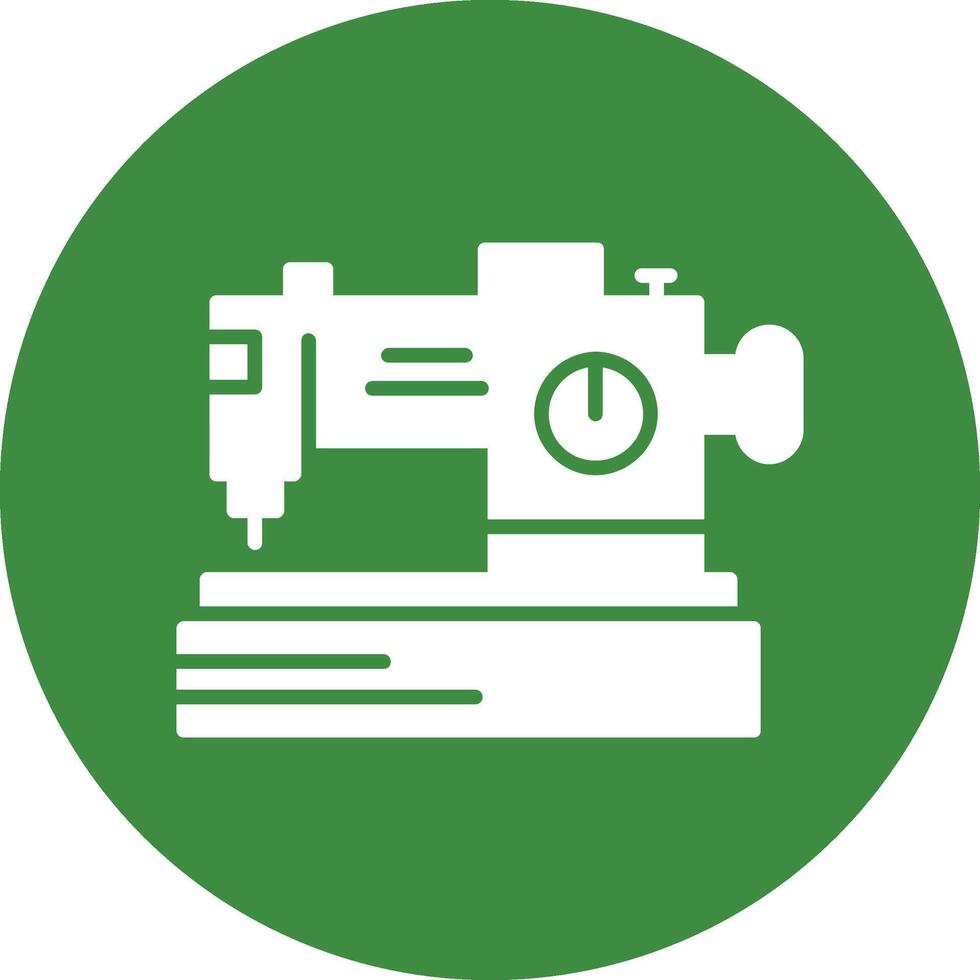 Sewing machine Icon Design vector