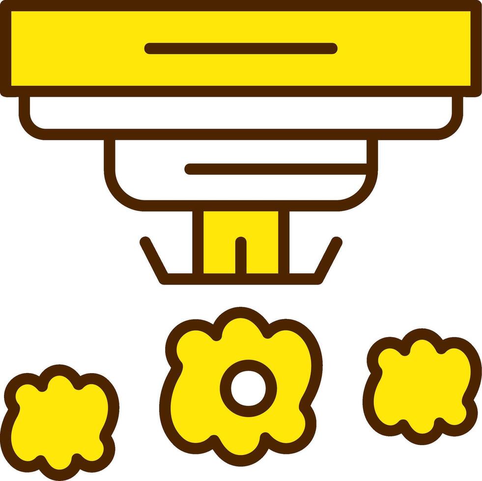 Smoke detector Icon Design vector