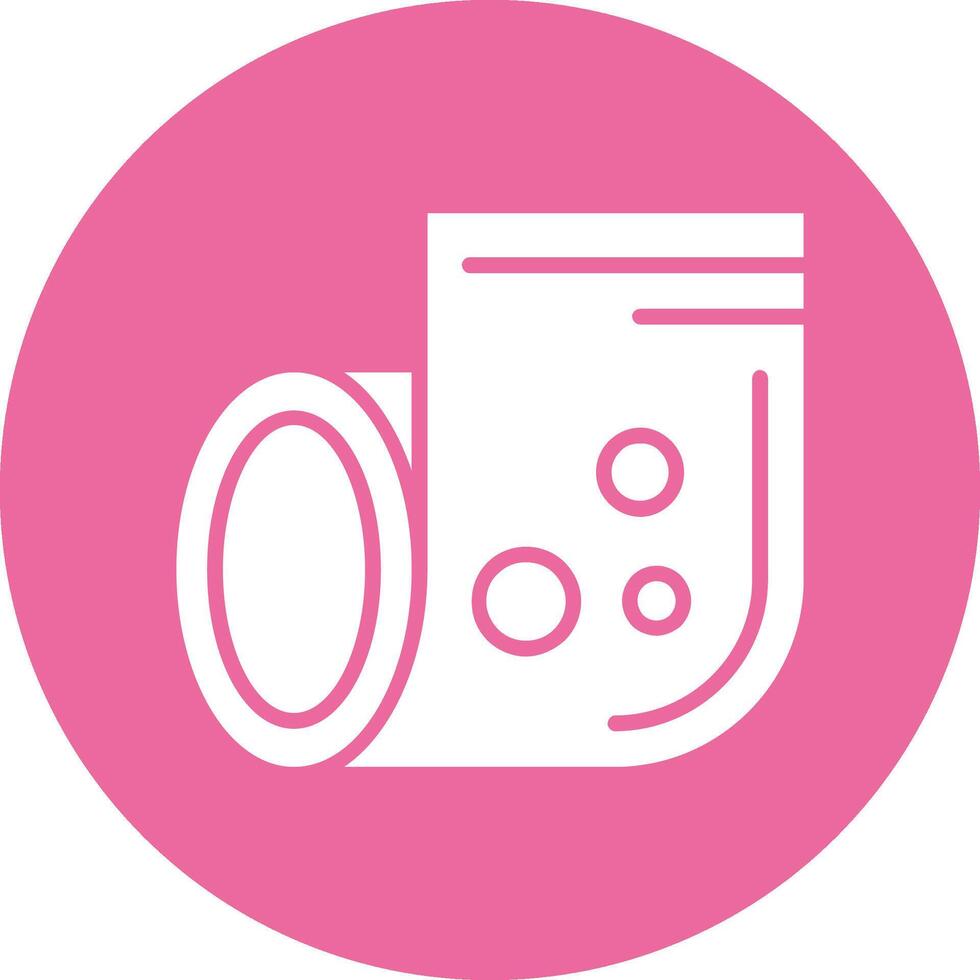 Toilet paper Icon Design vector