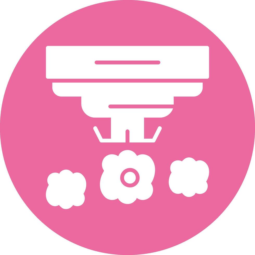 Smoke detector Icon Design vector