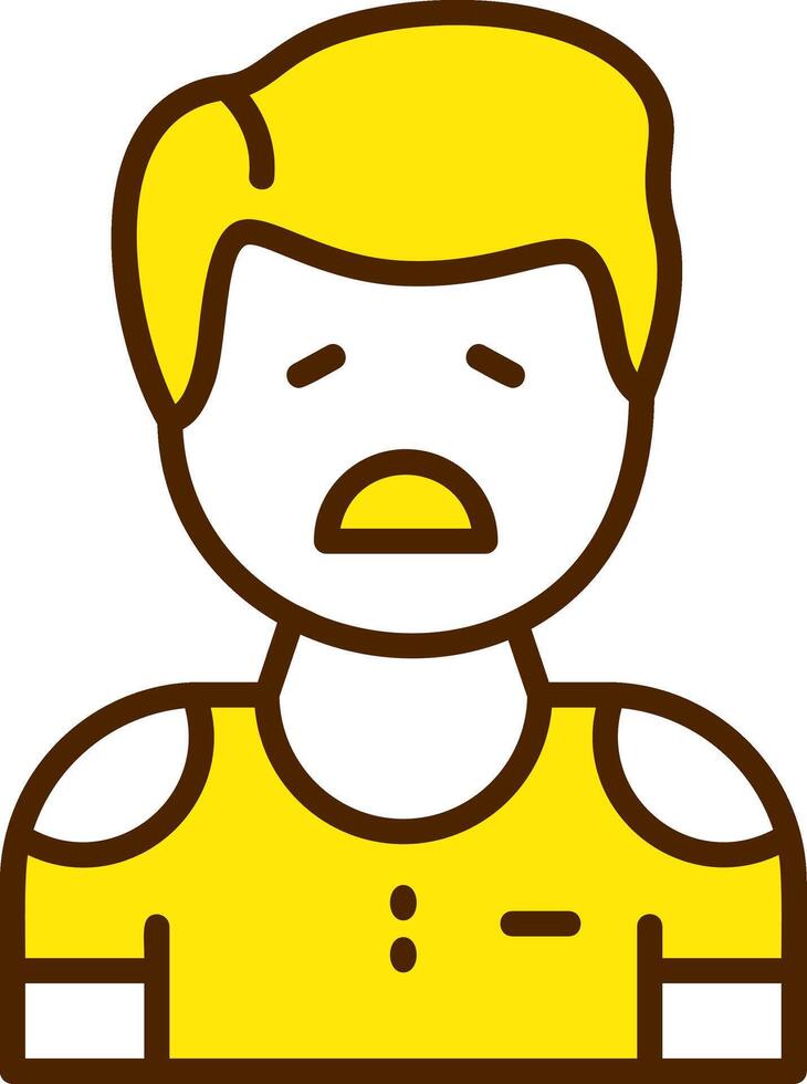 Sorrow Icon Design Symbol vector