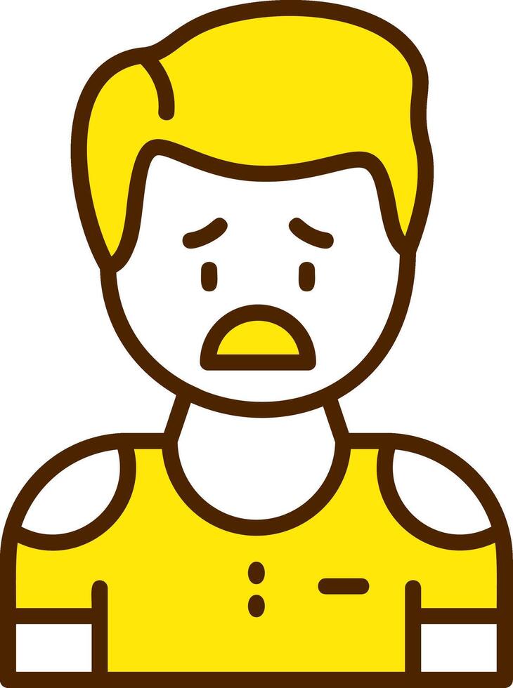 Nervousness Icon Design Symbol vector