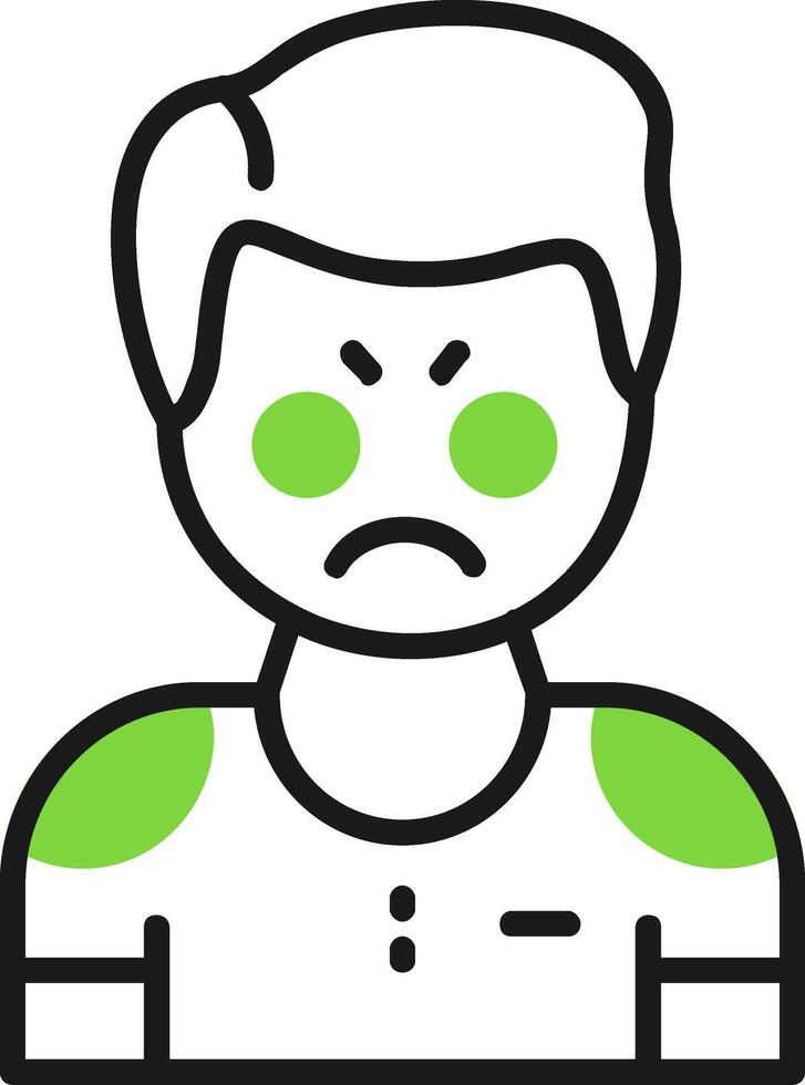 Irritation Icon Design Symbol vector