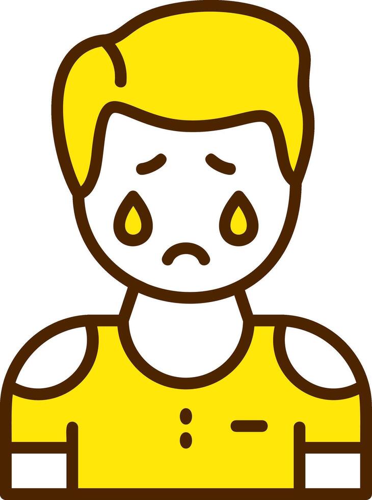 Melancholy Icon Design Symbol vector